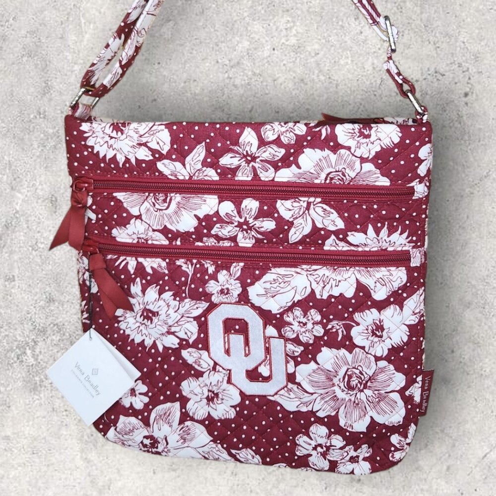 Vera Bradley Collegiate Crossbody - University of Oklahoma- Red - NWT